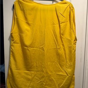 Vibrant Yellow Sleeveless Top